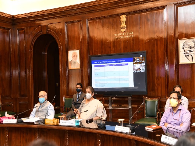 Finance Minister Nirmala Sitharaman launches online dashboard of National Infrastructure Pipeline